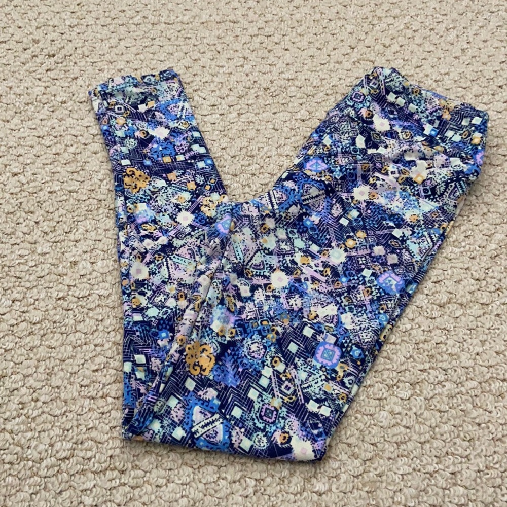 LulaRoe multi-colored leggings